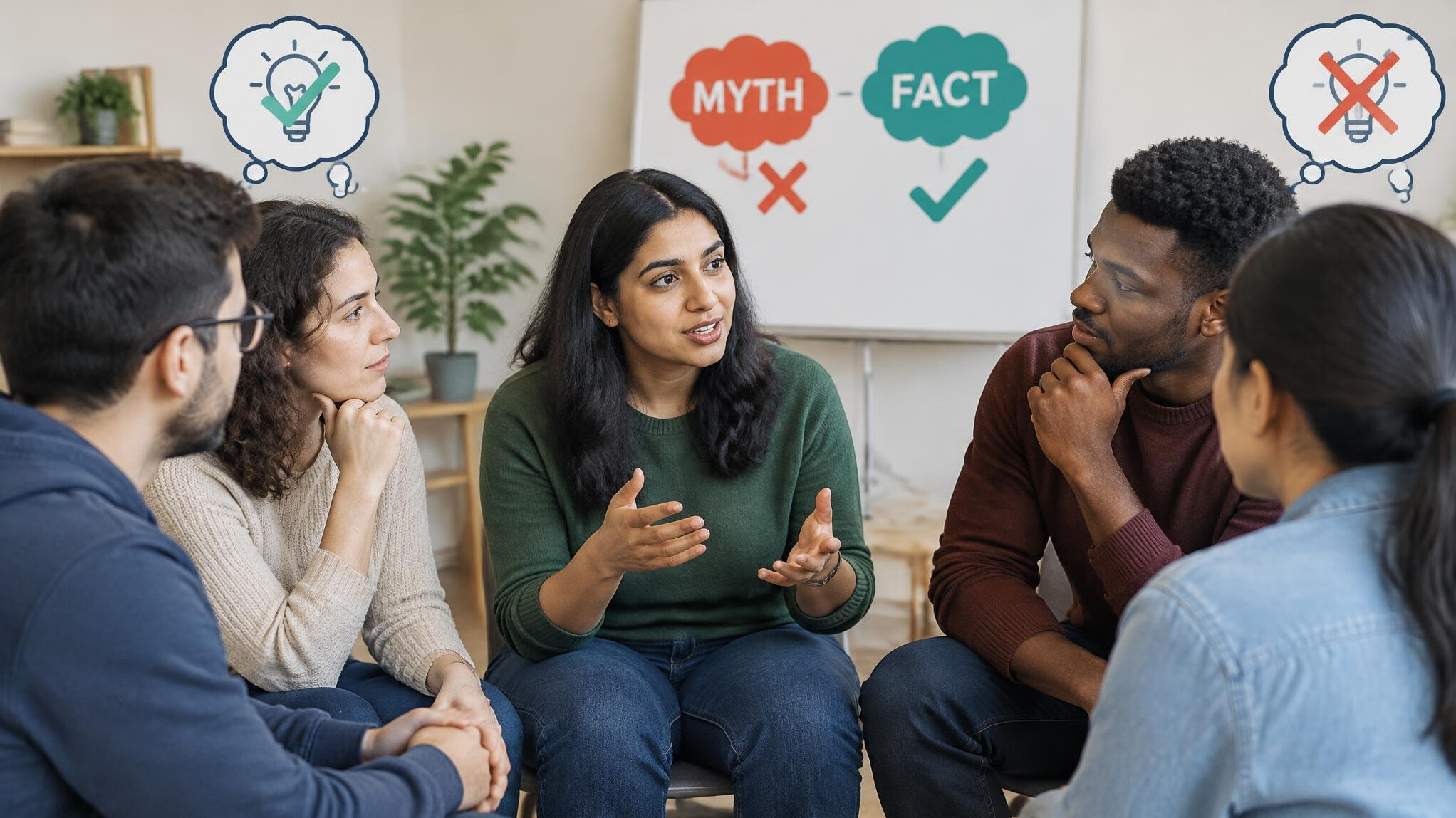 people talking myths