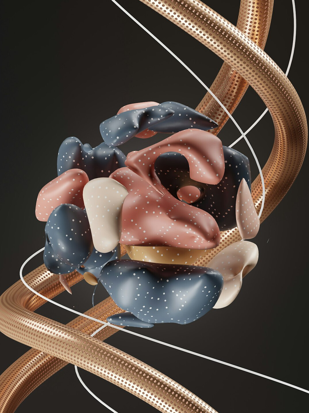 brain neurons illustration