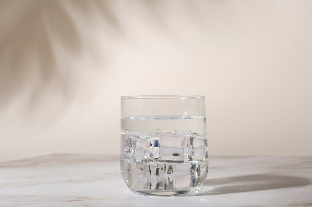 glass of cold water